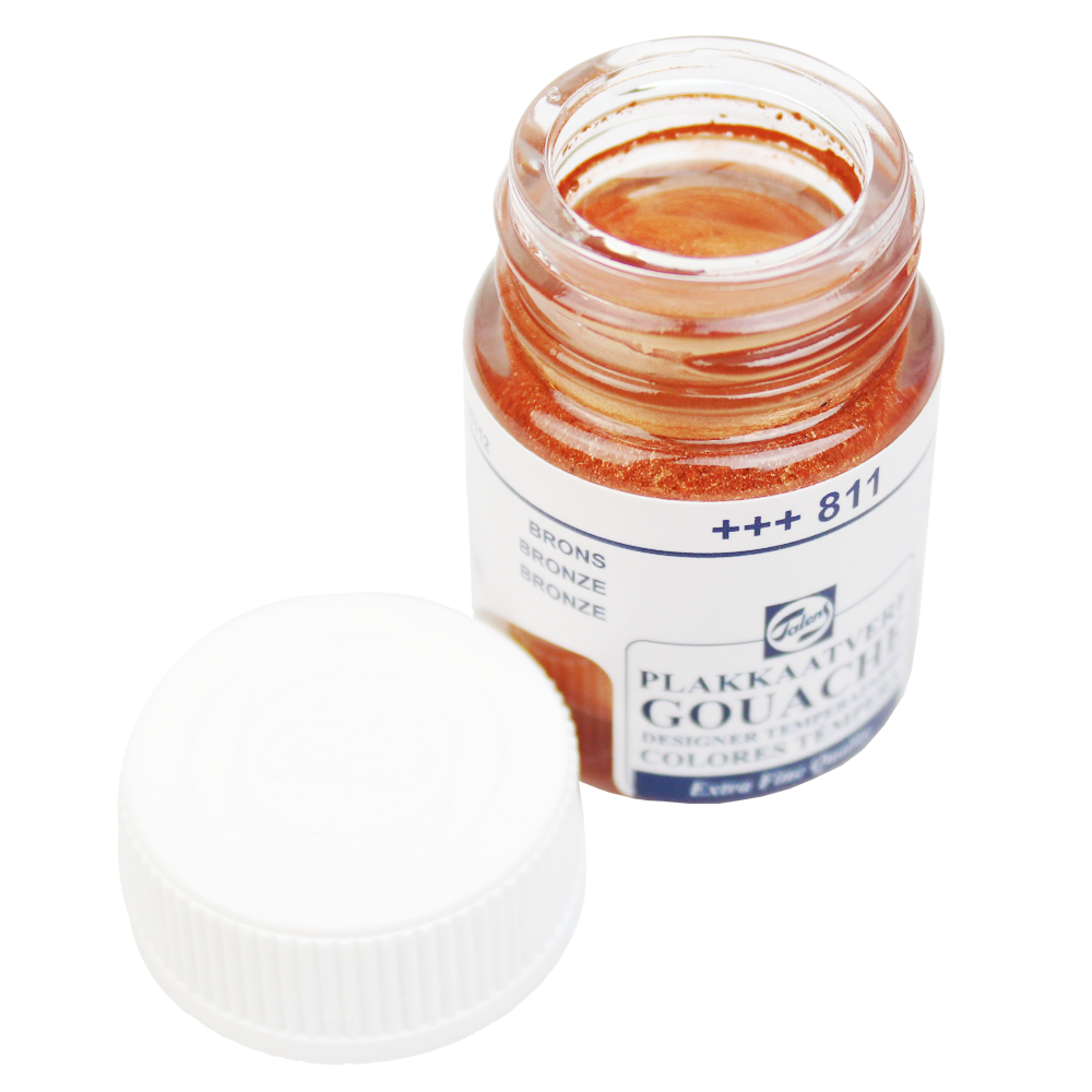 Tinta Guache Para Caligrafia Talens 16ml 811 Bronze